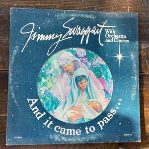 Jimmy Swaggart 'And it Came to Pass" Vintage Vinyl LP JLP137 Gatefold Die Cut Wi